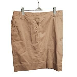 EUC! Esprit Collection Y2K European Tan Casual Safari Skirt Size 10 US